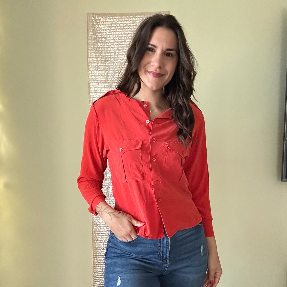 Vintage Oleg Cassini Button Up